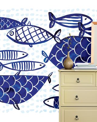 Blue Fish Studies Wallpaper