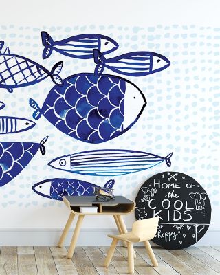 Blue Fish Studies Wallpaper