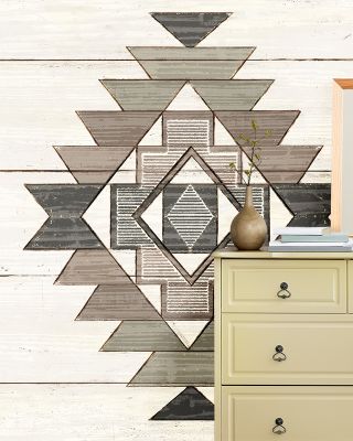 Cabin Life X Neutral Wallpaper