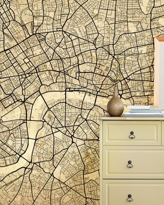 Central London Vintage Wallpaper