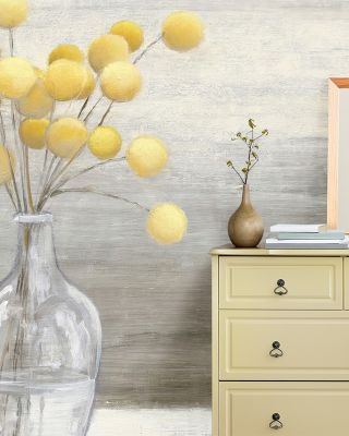 Cheerful Craspedia Wallpaper