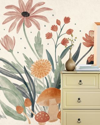 Cottage Botanical Wallpaper