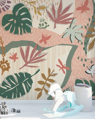 Desert Flair Pink River Wallpaper