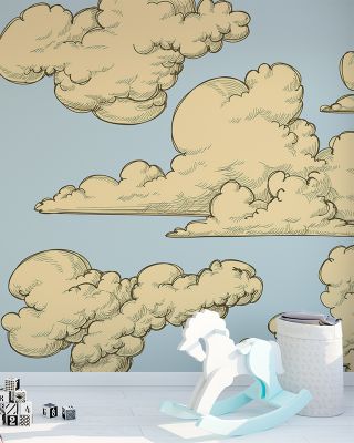 Fluffy Clouds Wallpaper