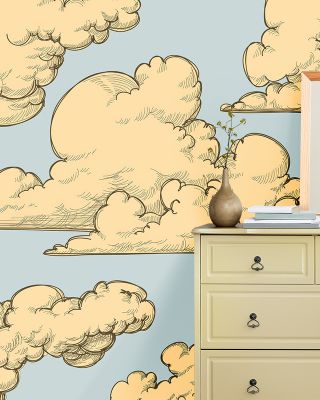 Fluffy Clouds Wallpaper