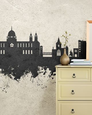 Galway Ireland Skyline Concrete Wallpaper