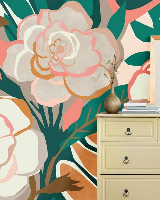 Gardenia Garden Wallpaper