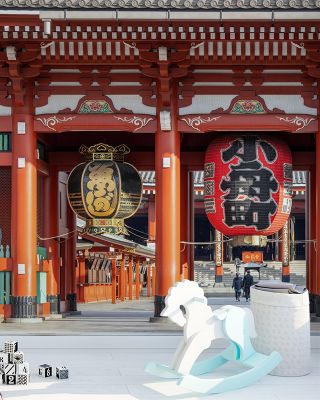 Hōzōmon Gate Wallpaper