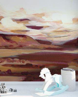 Mauve Mesa II Wallpaper