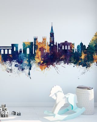 Montpellier Skyline Blue & Bronze