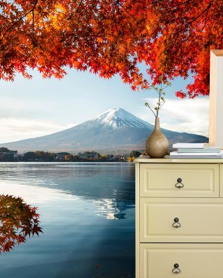 Mount Fuji Framed