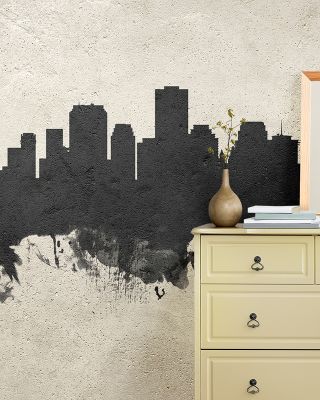 New Orleans Louisiana Skyline Concrete