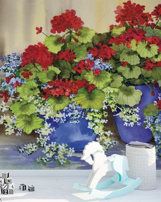 Red Geraniums