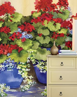 Red Geraniums
