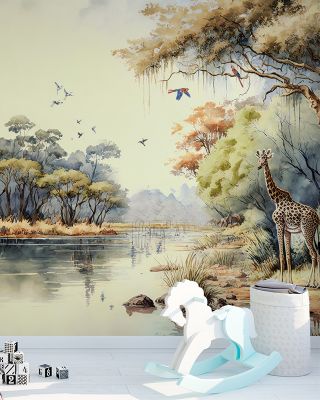 River Scene of Kenya