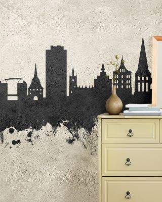 Rostock Germany Skyline Concrete