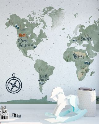 Scandi Map White