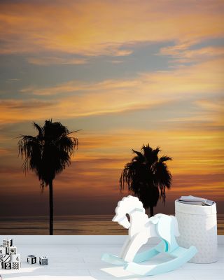 Sunset Palms III