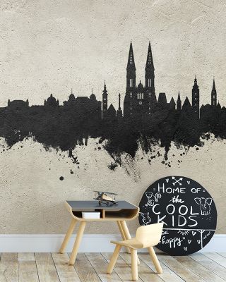 Zagreb Croatia Skyline Concrete