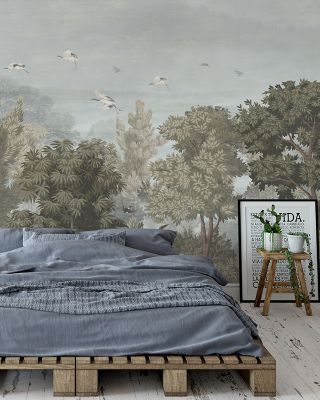 A New Day Begins Blue Scenic Wallpaper