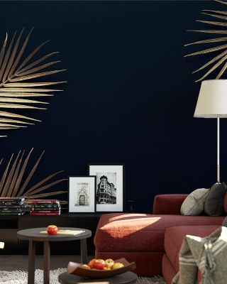 Botanical Gold Floral Wallpaper