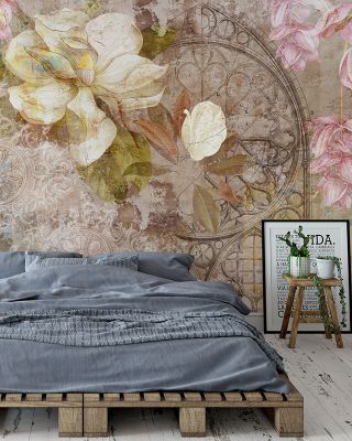 Jasmine Ornament Floral Wallpaper