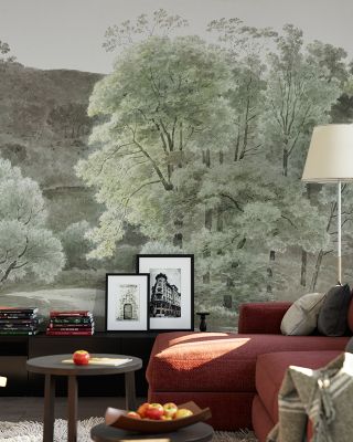 Painted Trees of Subiaco Scenic Wallpaper