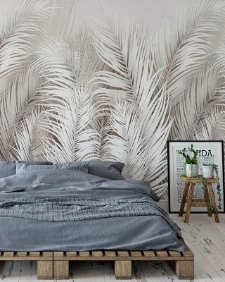 Palm Leaves Tropical Wallpaper