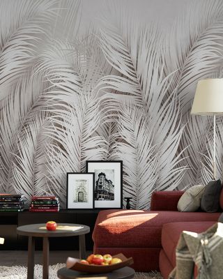 Palm Leaves Tropical Wallpaper