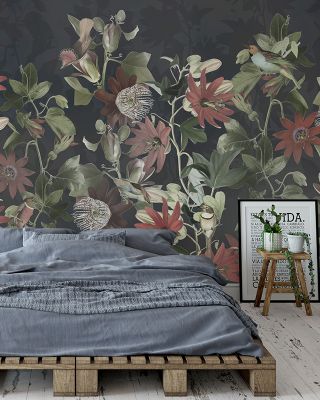 Seven Birds Nature Wallpaper Mural