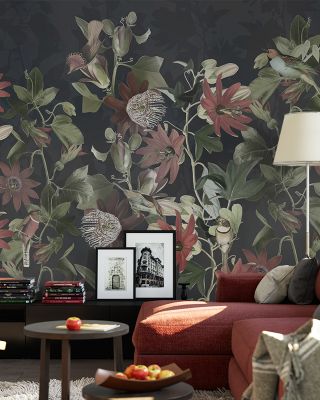 Seven Birds Nature Wallpaper Mural