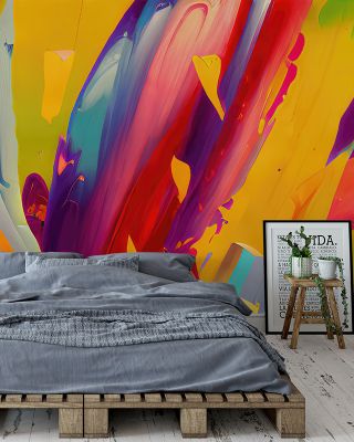 Splash Smudged Abstract Wallpaper
