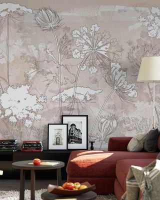 Wildflower Fresco Floral Wallpaper