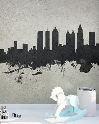 Atlanta Georgia Skyline Concrete