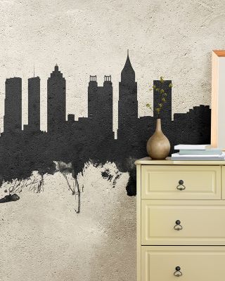 Atlanta Georgia Skyline Concrete