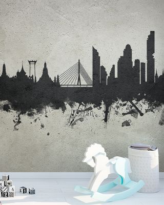 Bangkok Thailand Skyline Concrete