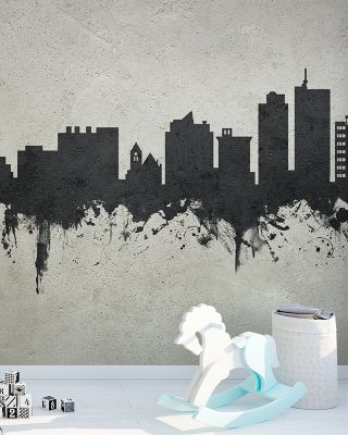 Cedar Rapids Iowa Skyline Concrete