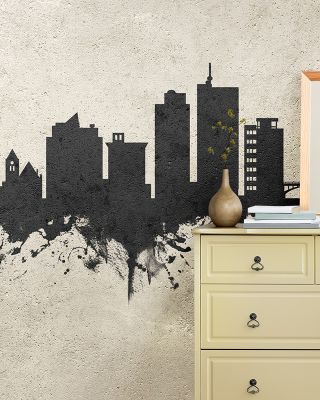 Cedar Rapids Iowa Skyline Concrete