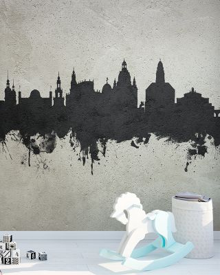 Dresden Germany Skyline Concrete