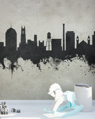 Durham North Carolina Skyline Concrete