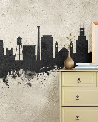 Durham North Carolina Skyline Concrete