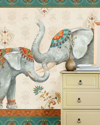 Elephant Walk I Wallpaper