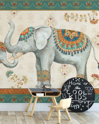 Elephant Walk I Wallpaper
