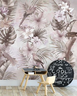 Exotic Vibes Tropical Paradise Wallpaper Mural