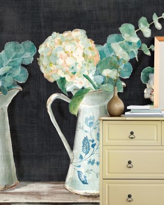 Farmhouse Flowers Wallpaper