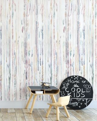 Feathers Melody Yellow Wallpaper