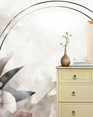 Floral Abstract Soft Wallpaper