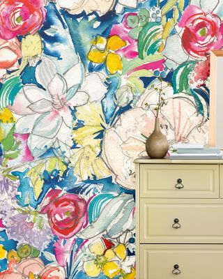 Floral Explosion Wallpaper