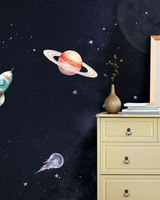 Galactic Explorer Dark Wallpaper