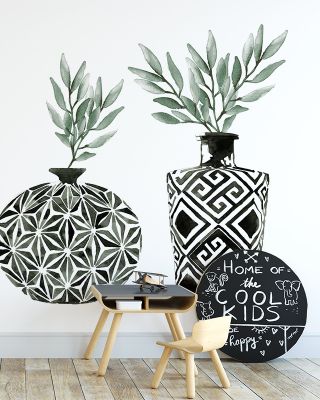 Geo Vases Wallpaper